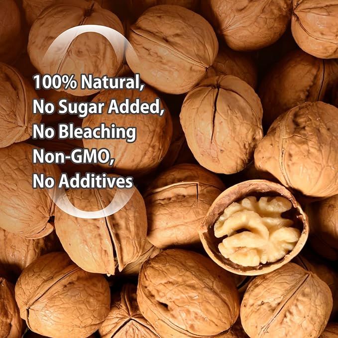 Naturebliss Premium Peeled Walnuts Halves Skinless Raw Walnuts Texture Sweet Crisp No Salt Added Healthy Nuts Power Snacks Ideal for Salads Baking and Cooking (10 OZ/Pack of 1)