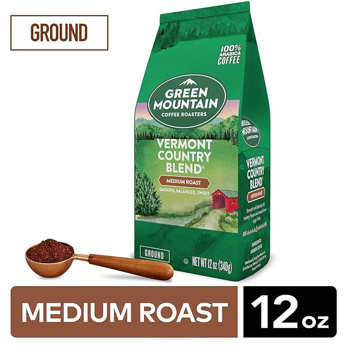 Green Mountain Coffee Signature Vermont Country Blend Ground Coffee 12oz (Pack of 4)
