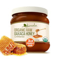 Kevala Organic Raw Oaxaca Honey - Naturally Nutritious Golden Honey Packed with Vitamins and Antioxidants Pure Sweetener for Meals and Drinks With No Pesticides or Other Additives 3 lb