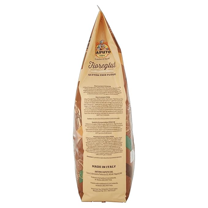Antimo Caputo Gluten Free Pizza Flour 11 Lb Bulk - All Natural Multi Purpose Flour &amp Starch Blend for Baking Pizza Bread &amp Pasta