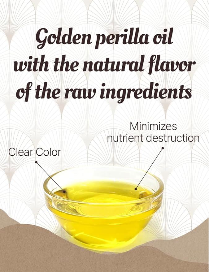 NICE WITCH'S Raw Perilla Oil 270ml / 9.5oz - 100% Perilla Seeds low-temperature compression 저온압착 생들기름