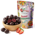 NY Spice Shop Dark Chocolate Covered Strawberries - 3 Pound Bulk Sweet Chocolate Strawberry Snacks - Chocolates Treats for Festive Parties Celebration Tables &amp Strawberry Lovers