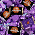 124 Pcs Purple Basketball Party Candy Favors Chocolate Mix Let the Madness Begin (1.52 lbs Approx. 124 Pcs)