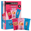TRUBAR Vegan Protein Bars Feelin' Fruity Variety Pack PB &amp Jelly Strawberry Shortcake &amp Chocolate Coconut Gluten Free Plant Based High Fiber Dairy Free On the Go Healthy Snacks 12 Cou