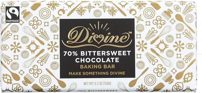 70% Bittersweet Chocolate Bar 5.30 Ounces (Case of 12)