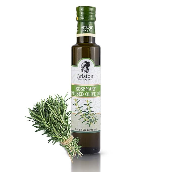 Ariston The Very Best Extra Virgin Olive Oil | Anti-Oxidant Rich Cold Pressed Premium Quality | Product of Greece (250ml) 8.45 fl oz Rosemary