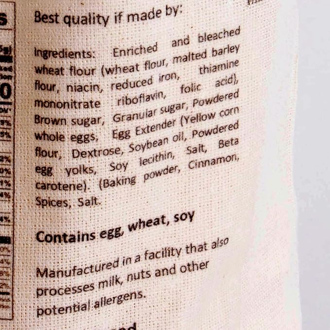 Lehman's Homemade Bread Mix Quick and Easy to Prepare and Bake Hot Delicious 15.25 oz Gift Bag Apple Cinnamon Bread
