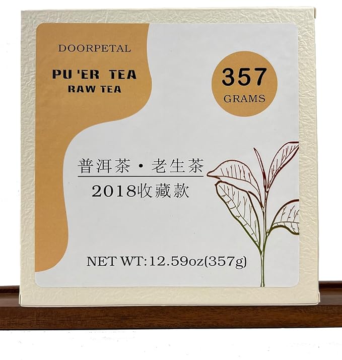 Pu-Erh Tea Pu'er Raw 357g/CakeRaw Pu Eth Tea Cake .Yunnan Pu'er (2018y收藏品)