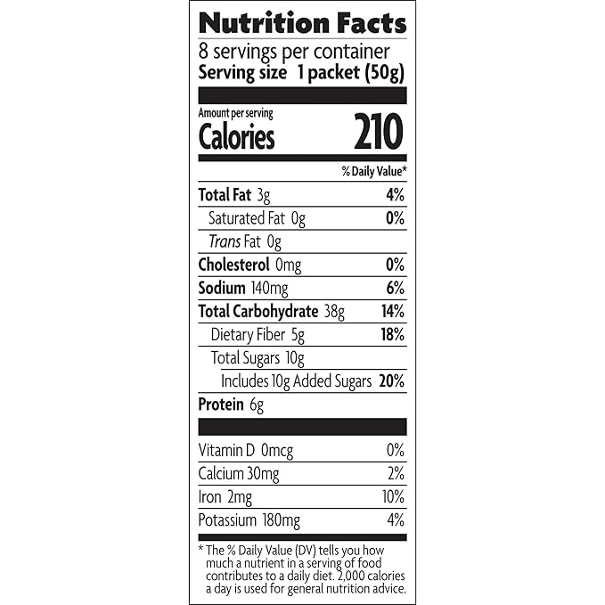 Nature's Path Organic Flax Plus Instant Oatmeal 14 oz (Pack of 6) Non-GMO