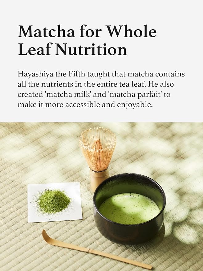 HAYASHIYA Matcha Powder - Wakamatsu - Kyoto Uji Ceremonial Grade First Harvest Authentic Japanese Matcha Green Tea Powder (30g / 1.06oz)