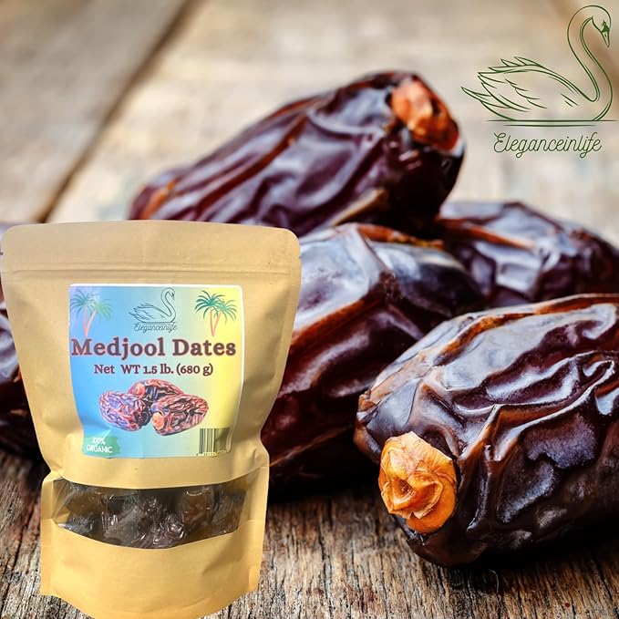 Eleganceinlife MEDJOOL DATES NET WT 680G (1.5 LB)