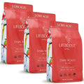 Lifeboost Dark Roast Whole Bean Coffee - Low Acid Organic Coffee Non-GMO USDA Organic Single Origin Third-Party Tested for Mycotoxins &amp Pesticides - 12 oz Pack of 3