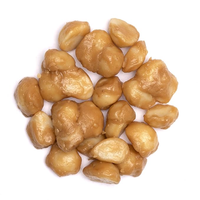Hamakua Macadamia Nuts - Sweet Glazed Coconut - Hawaiian Grown Flavored Dry Roasted Half and Whole Macadamias - Natural Eco-Friendly Large Macadamia Nuts