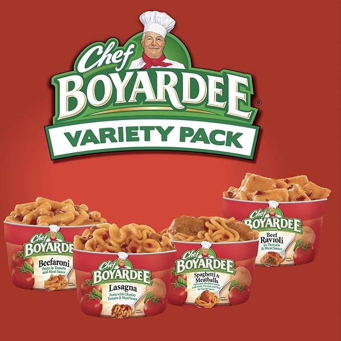 Chef Boyardees Variety Pack 7.5 oz. 12 Count