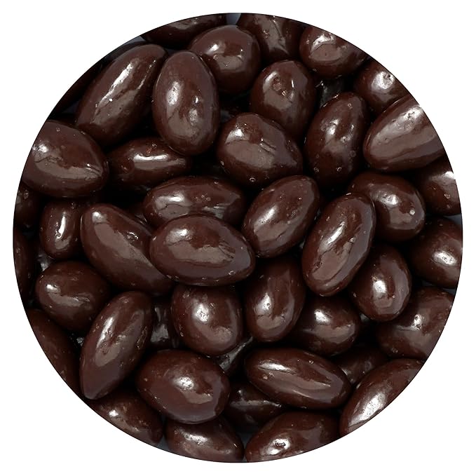 Dark Chocolate Covered Almonds 2 Pound Bulk Bag Chocolate Covered Nuts The Hampton Popcorn &amp Candy Company