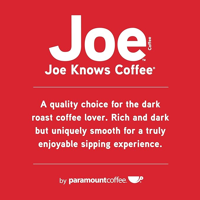 Joe Knows Coffee Dark Roast Ground Coffee Tall Dark and Handsome 2 Pounds