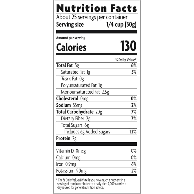 Love Crunch Organic Dark Chocolate &amp Red Berries Granola 26.4 oz (Pack of 6) Non-GMO Fair Trade by Nature's Path