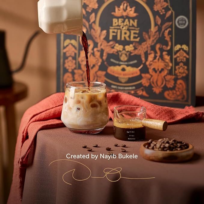 Bean of Fire Exotic Variety Box - Medium Roast Specialty Ground Coffee Gift Set 4 Premium Single-Origin Coffees from El Salvador Luxury Gourmet Coffee 48 oz