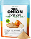 Gya Tea Co Fresh Onion Powder 0.33 lb (5.29 oz) - Superfood for Baking Tea Smoothies - Non-GMO Sugar-Free Gluten-Free Vegan Friendly