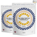 The Great British Porridge Co Gluten Free &amp Vegan Friendly Nutritious Instant Porridge (Blueberry &amp Banana 2-Pack)