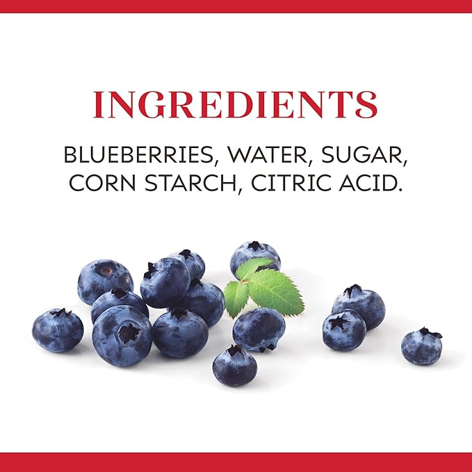 Duncan Hines Wilderness Blueberry Pie Filling and Topping 21 oz. (Pack of 8)