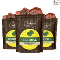 Jerky.com's Original Turkey Jerky - 3 PACK - Try Our Best Tasting Turkey Jerky Made From Whole Muscle Turkey Breast - No Added Preservatives No Added Nitrates and No Added MSG - 7.5 total oz.