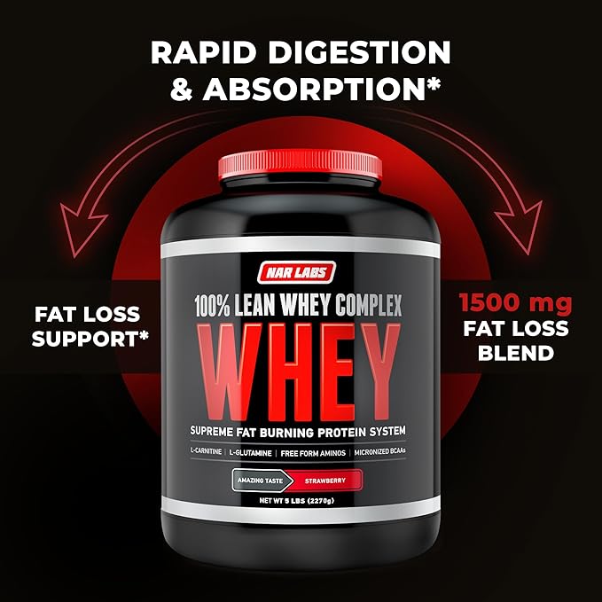 100% Lean Whey Complex 5lbs (Strawberry)