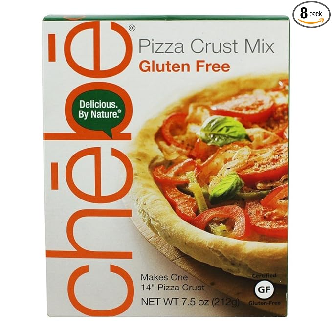 Chebe Bread Pizza Crust Mix Gluten Free 7.5-Ounce Box (Pack of 8)