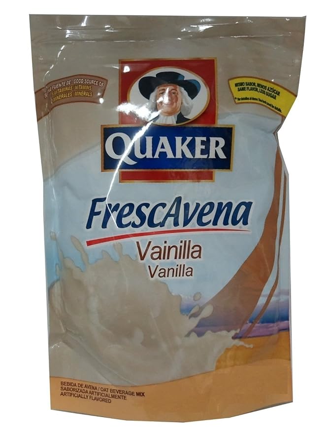 Quaker FrescAvena Vanilla Flavor Oat Beverage Mix 11.1oz 4 Pack