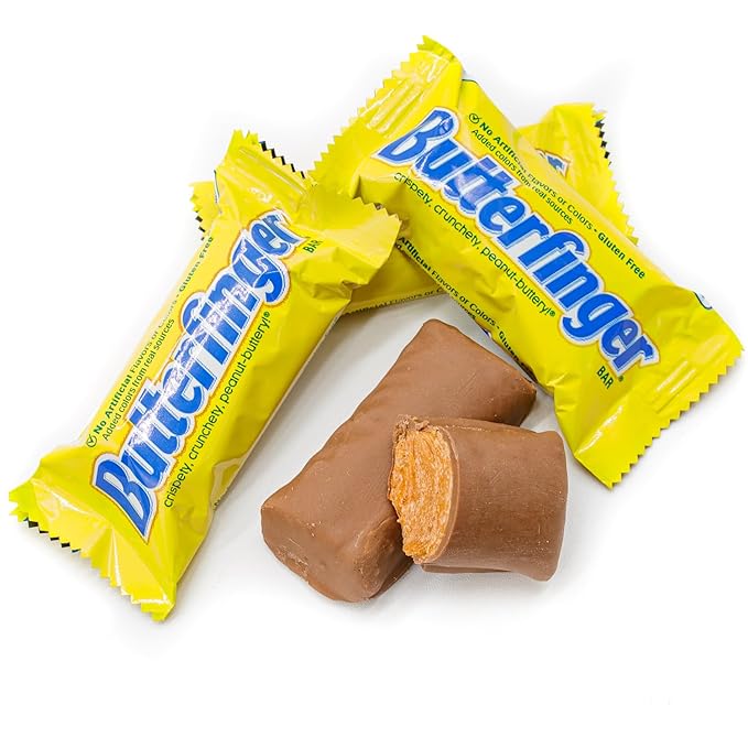 Candy Bars 3 lb Fun Size – Bulk Bag Crisp Chocolatey Crunchety Peanut Buttery Individually Wrapped