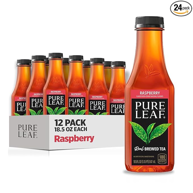 Generic Shipped by B4Y-Pure_Leaf Raspberry Iced Tea 18.5 oz Bottles (24 18.5 Fl Oz)