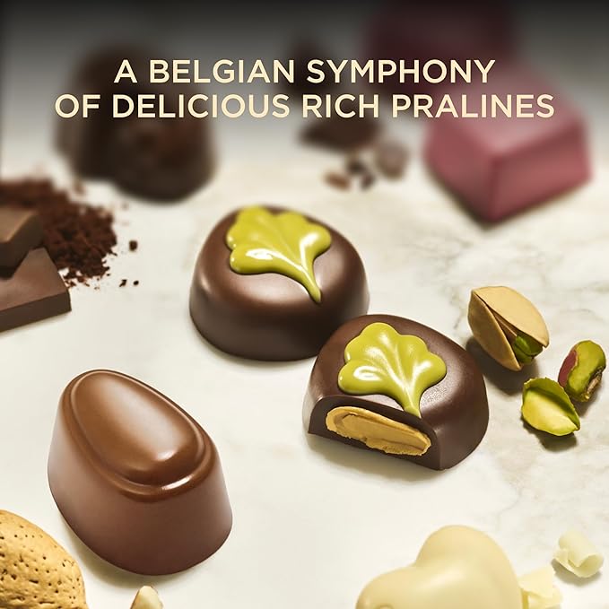 Godiva Gold Assorted Chocolate Gift Box Belgian Dark and Milk Chocolates with Pralinés Ganaches &amp Caramels Gourmet Gift for Birthdays Holidays Kosher 30 Pc