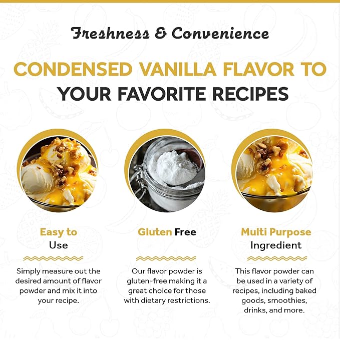 Fanale Premium Condensed Bubble Tea Flavoring Powder | Perfect for Baking Smoothies Desserts and Drinks | Instant Flavoring Powder for Boba Milk Tea - 2.2 Pounds (Pack of 20).