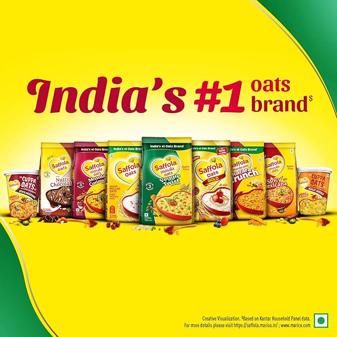 Saffola Masala Oats Veggie Twist 1 Kg