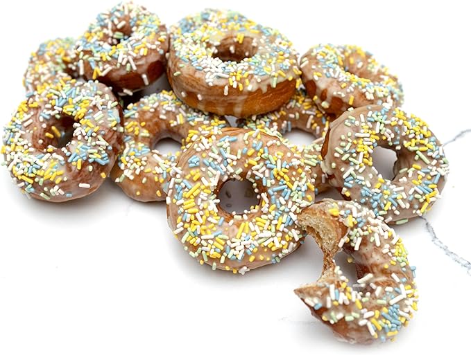 CrumbleCrate Vanilla Glazed Funfetti Donuts DIY Baking Kit | Gourmet Donut Making Set for Adults &amp Kids | Pre-Measured Ingredients &amp Baking Tools