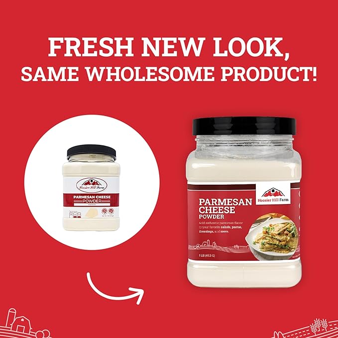 Hoosier Hill Farm Parmesan Cheese Powder 1LB (Pack of 1)