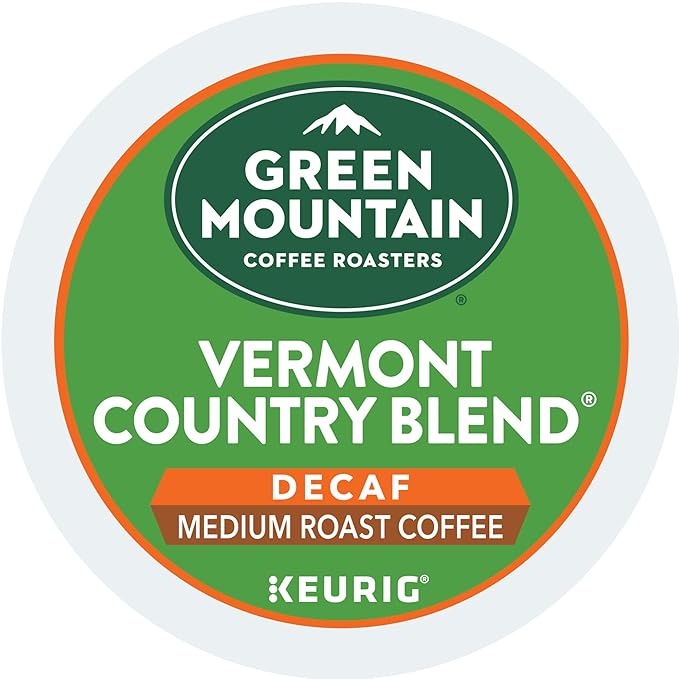Green Mountain Coffee Roasters Vermont Country Blend Decaf Keurig Single-Serve K-Cup Pods Medium Roast Coffee 96 Count