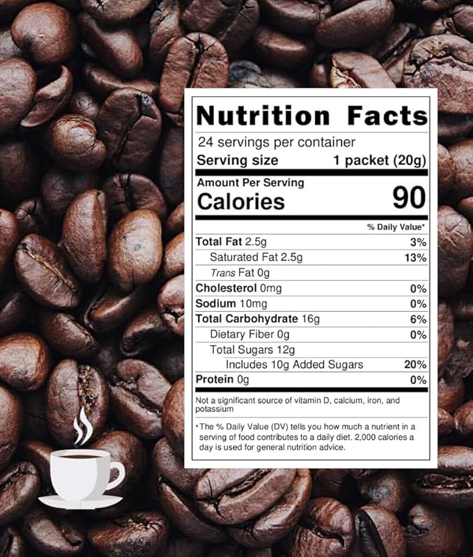 Vinacafe Premium 3 in 1 Instant Coffee Mix New &amp Improved Version Unique Blend of Both Arabica &amp Robusta Coffee Beans 72 Count Packets (3 Bags)