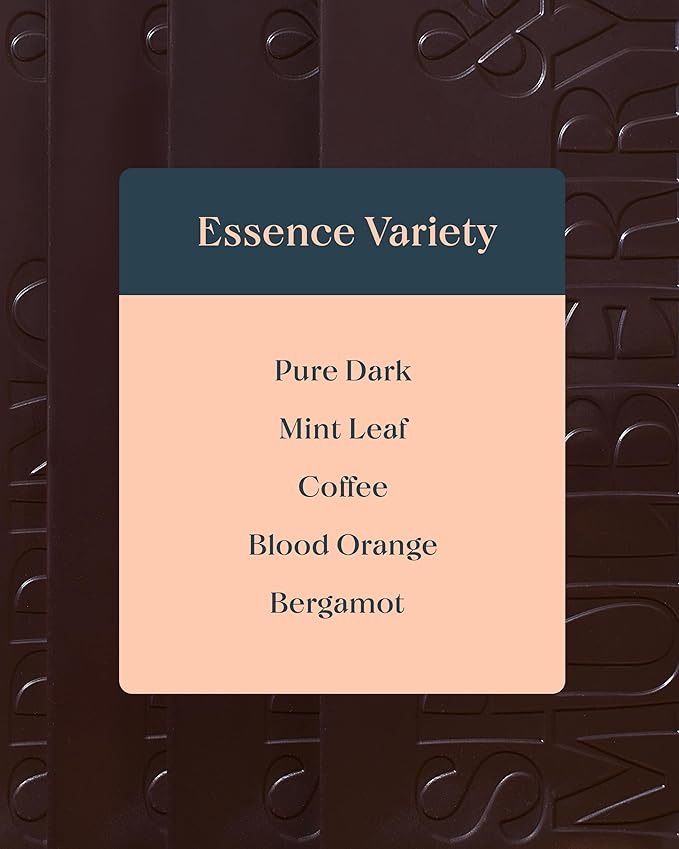 Spring &amp Mulberry Healthy Dark Chocolate Bars Sugar Free - Date Sweetened Chocolate Gift Box - Healthy Bars Gluten Free &amp Vegan - Essence Holiday Chocolates Gift Set