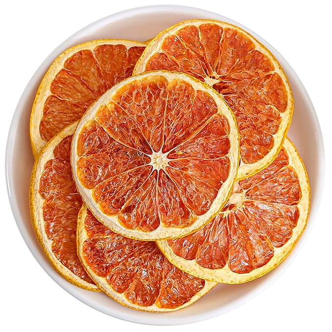 jweemax 500g Dried Fruit Slices Dehydrated Fruit Slices for Cocktails Garnish Home Decor Fruit Tea Grape Fruit