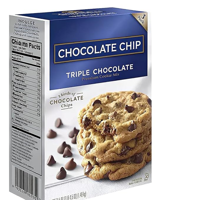 Triple Chocolate Cookie Mix Bakes 36 Cookies 3 Pack (1 pack)