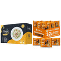 Hethstia Bundle – Konjac Fettuccine Noodles &amp High-Protein Chicken Ramen 10 Shirataki Fettuccine Packs + 6 Protein Ramen Bags Vegan Plant-Based Non-GMO Low Fat Healthy Quick Meal Kit