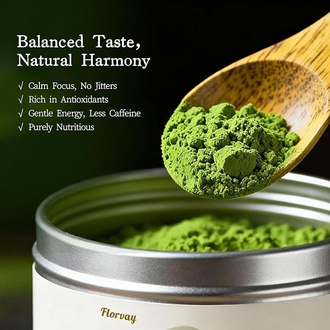Japanese Ceremonial Grade Matcha Powder – USDA Organic | 3oz Tin | Smooth Taste with Low Bitterness | Calm Clear Energy | Pure Matcha