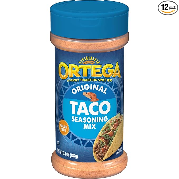Ortega Seasoning Mix Taco Seasoning 6.5 Ounce (Pack of 12)