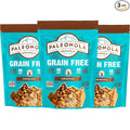 Paleonola Original Grain Free Granola 10 Oz Resealable Bag (Pack of 3) - Grainless Protein Paleo Granola Blended with Dried Coconut and Cranberries - Low Carb Gluten &amp Dairy Free Non-GMO Snack