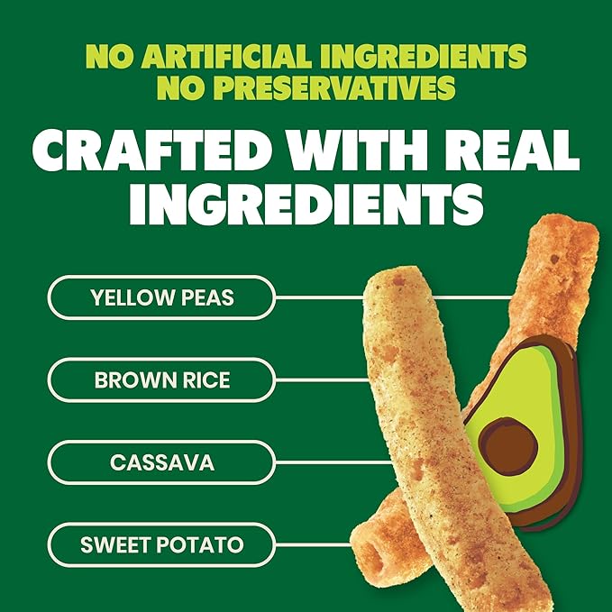 Jackson’s Super Veggie Straws Variety Pack (6.5 oz Pack of 6) – Ranch Cheddar Sea Salt – Gluten Free Made with Premium Avocado Oil Veggie Chips Snack Variety Pack Veggie Straws Individual Bags