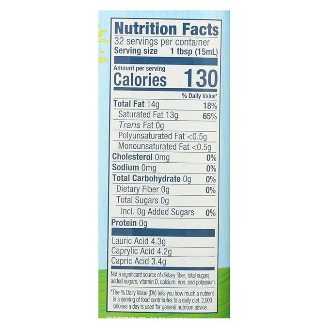 Carrington Farms Coconut Cooking Oil 16 Fl Oz Pack of 6