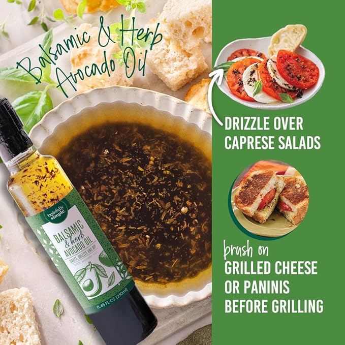 Balsamic &amp Herb Avocado Oil