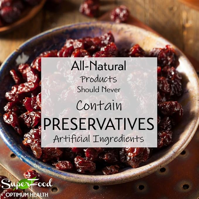 Gerbs Dried Sweetened Cherries 2 lbs. | Unsulphured No Artificial Additives Resealable Bag | Naturally Tart &amp Juicy | Top 14 Allergen-Free