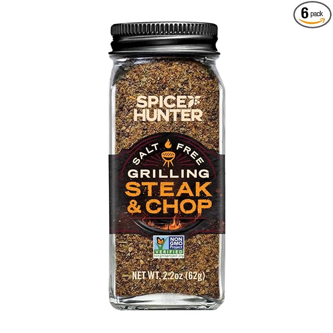 Spice Hunter Steak &amp Chop Blend Grilling Blend 2.2 Ounce (Pack of 6)